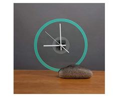 Chtom Resina Materiale Pendolo Orologio Casa Decorazione Morbida Forniture Decorazione Ornamenti Imitazione Stone 29 * 8.5 * 30 cm Orologio Digitale