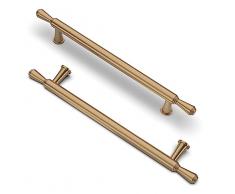 FURNIWARE 10 maniglie per mobili cucina, Bronzo champagne maniglie mobili cucina 160 mm distanza tra i fori maniglia per mobili cucina per mobili,armadi,cucina,armadietti, maniglia mobile cucina