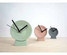Fuori Centro Orologio da Tavolo - Off Center Desk Clock - Olandese - Design - Ceramica - Elettrodomestici - Living - Colourful - Playful - a mano nei Paesi Bassi - Regalo - Uso quotidiano - di alta qualità - Lorier
