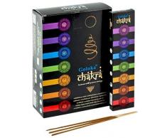 GOLOKA INCENSO CHAKRA 15 GR. X 12 SCALOTE = 180 GR.
