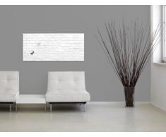 SIGEL GL144 Lavagna magnetica in vetro premium, superficie lucida, 91 x 46 cm, montaggio facile, bianco, Artverum