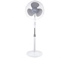 ARDES - AR5BR40PB Ventilatore a Piantana Silenzioso 3 Pale BRISA 40PB - Ventilatore Ardes Piantana Oscillante e Inclinabile con Pannello Manuale - Ventilatore a Stelo 3 Velocità e Altezza Regolabile
