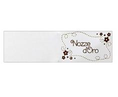 25 PEZZI Bigliettino Bomboniera NOZZE D ORO