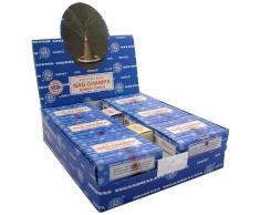 Satya - Incenso in coni Nag Champa, confezione da 12 pezzi