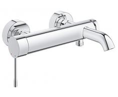 Grohe 33624001 Miscelatore Monocomando per Vasca-Doccia, Grigio (Cromo)