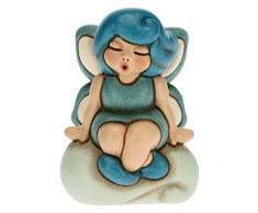 THUN - Soprammobile Fata dellAcqua - Idee per Bomboniere Battesimo e Comunione - Formato Piccolo - Ceramica - 5,8 x 6,5 x 6,5 h cm