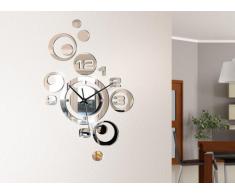 Gran Dora W842 orologio da parete moderno con specchio adesivo da parete