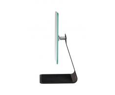 Wenko Frisa 20442100 - Specchio da trucco, da tavolo, colore: Nero