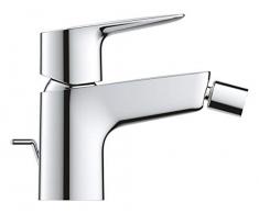 Grohe Start Edge Miscelatore Monocomando per Bidet, Cromo, Scarico a saltarello 1 1/4, Installazione veloce, 23345001