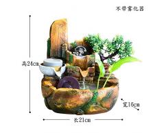 il giardino roccioso fontana feng shui regalo fortunato apertura rotary dribblare umidificatore salotto decorazione,per nebulizzazione