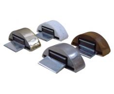 Fermaporta Autoadesivo Magnetico colore Cromo Satinato in Blister da 2 pz