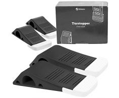 Po Selected Fermaporta in plastica ABS e caucci/ù Colore: Nero 5,5 cm x 5,5 cm x 13 cm