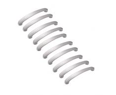 JNRFTY 10 Pezzi Maniglia per mobili cucina, cassetti, mobili camera da letto distanza tra i fori 64 MM,in Alluminio