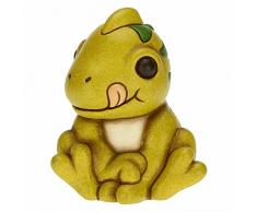 THUN - Soprammobile Camaleonte Simpatico - Linea We Are Jungle - Living, Arredare la casa, Soprammobili - Ceramica - 7,4x7,9x8,7 cm h