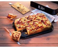 Kaiser Bake&Take Teglia Rettangolare con Fondo Staccabile, 36x24 cm