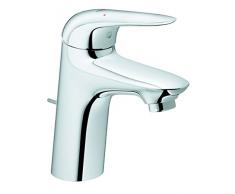 Grohe 23707003 Eurostyle New Miscelatore Monocomando per Lavabo, Leva Aperta, Cromo, Taglia S