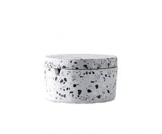 Posacenere antivento per interni ed esterni, posacenere Terrazzo Sigaretta Posacenere Con Coperchio ForTabletop Patio Office Home Decoration Desktop Ash Tray (Colore: rosso alto)