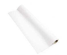 Carta da Parati Lavagna Smart - Carta da Parati Effetto Lavagna Bianca - Lavabile - Scrivibile a pennarelli - Ideale per Scuola, Ufficio e Casa - 5m² - Bianca