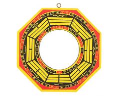 Convesso Tradizionale Cinese Feng Shui, Specchio Bagua per Protezione Contro Danni Speciali(6in, Concave)