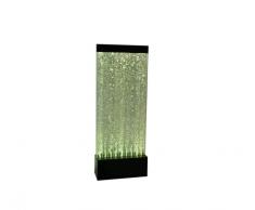 Giardini dAcqua Parete di Bolle Dim cm 170 x 25 x H 180 Muro Acquatico Illuminazione LED Zen Relax Fontana da Interni Cascata Design Arredo Casa Plexiglass