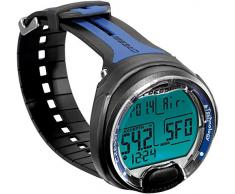 Cressi Leonardo Diving Computer Computer Subacqueo Aria/Nitrox, Modalita Profondimetro, Misura Unica, Unisex Adulto, Nero/Blu