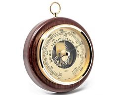 FISCHER Barometro Pascal con cassa in legno 170 mm Prodotto nei Monti Metalliferi