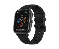 Amazfit GTS Smartwatch, Display del Quadrante in Vetro 3D Impermeabile 5 ATM con GPS, Contapassi, 12 Modalità Sport, Unisex Adulto, Bluetooth 5.0, Nero, 1.65