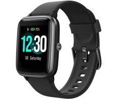 Smartwatch Orologio Fitness Tracker Uomo Donna Impermeabile IP68 Smart Watch GPS con Cardiofrequenzimetro da Polso Contapassi Calorie Pedometro Activity Tracker Smartband per Android iOS Bambini