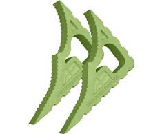 Schellenberg 66363 Fermafinestra e Fermaporta Due Volte, Verde
