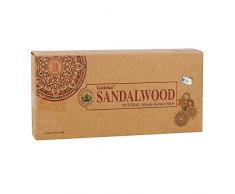 Goloka - Bastoncini di incenso, aroma masala, in legno di sandalo biologico