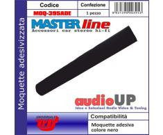 Moquette acustica adesiva per rivestimento box colore nero universale. Dimensioni cm70x140