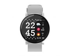 NICERIO Orologio Intelligente - Orologio da Polso con Guscio in Metallo con Schermo a Colori da 1 3 Pollici W8 Ip67 Pedometro Fitness Tracker Battito Cardiaco Monitor Del Sonno Smart Braccialetto