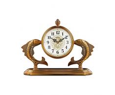 Orologi da tavolo Orologio da tavolo retrò Soggiorno Orologio da tavolo da casa Orologio a pendolo Orologio da tavolo Orologio creativo Ornamenti Feng Shui Camera da letto Orologio muto for scrivania