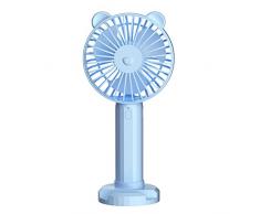 Ventilatore a mano per Kühlen Mini ventilatore USB tascabile con stanghetta a 3 velocità Vento forte, applicabile per lesterno, la scuola, il lavoro, il campeggio, il raffreddamento rapido.