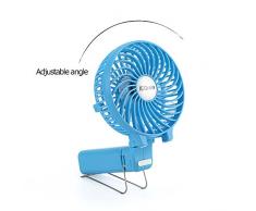 iEGrow da tavolo Ventilatore potente e silenzioso, USB Mini Ventilatori da soffitto Colore Blu