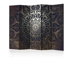 murando Paravento Mandala 225x172 cm Stampa bilaterale su tela in TNT 100% Non Trasparente Parete Divisoria Interno Separatore Stanza Pieghevole Decorazioni Zen f-A-0659-z-c