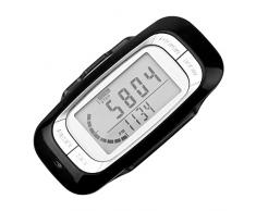 Fuzzbat Pedometro per camminare, contapassi con clip e cordino semplice contapassi 3D accurato