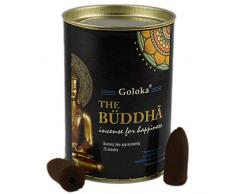 Goloka - Coni di incenso, effetto Backflow, Buddha