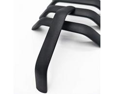Qrity 10x maniglie per cassetti e sportelli maniglie per mobili maniglie per ringhiere, maniglia del cassetto maniglie cabinet, maniglia cucina, Distanza del Foro 96 mm, Lunghezza totale: 112mm