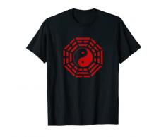 Specchio Bagua Feng Shui Yin Yang Simbolo per gli amanti di Tai Chi Maglietta