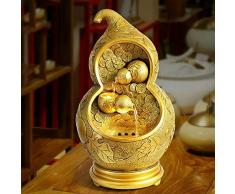 GL-Indoor fountain Decorazione Zucca di Zen Fontana di Acqua Interna Fontana Ruota del Vento umidificatore Soggiorno Accessori Desktop