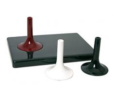 Portafiori in Ceramica Verde Scuro Con Base