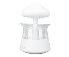 YUYTE Umidificatore Rain Cloud Water Drip, 300ml Multifunzione Idratante Silenzioso Diffusore Pioggia Fungo con 7 Colori per Dormire Rilassante