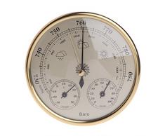 GUMEI Barometro da Parete per Uso Domestico Termometro Igrometro Stazione meteorologica da Appendere