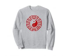 Specchio Bagua Feng Shui Yin Yang Simbolo per gli amanti di Tai Chi Felpa