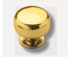 POMO POMOLO PER PORTA UNIVERSAL GHIDINI OTTONATO GCTOL mm70 ROSETTA mm70, H mm63,5 ADATTO AL MONTAGGIO SU PORTE BLINDATE E SU PLACCHE, COME CENTROPORTA O COME MANIGLIA Q8