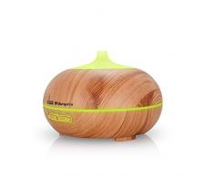 Orbegozo HUA 3000 – umidificatore A ultrasuoni aromaterapia diffusore di OLi essenziali, 300 ML di capacità, SILENZIOSO, illuminazione in 7 Colori intercambiabili E timer.