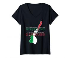 Donna Gardasee Lake Garda - Portariviste Maglietta con Collo a V