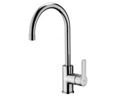 Miscelatore lavello da cucina Paffoni Red con canna girevole