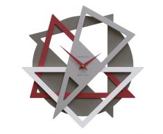 CalleaDesign 42 cm Orologio da parete Geolo rubino